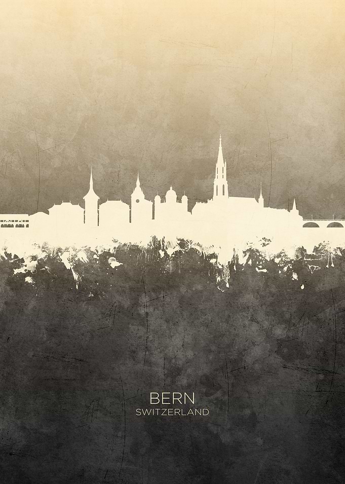 Bern Switzerland Skyline