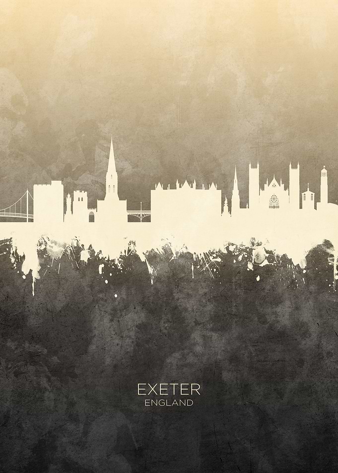 Exeter England Skyline