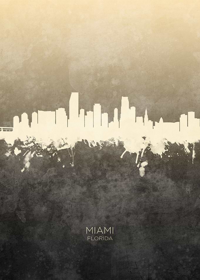 Miami Florida Skyline