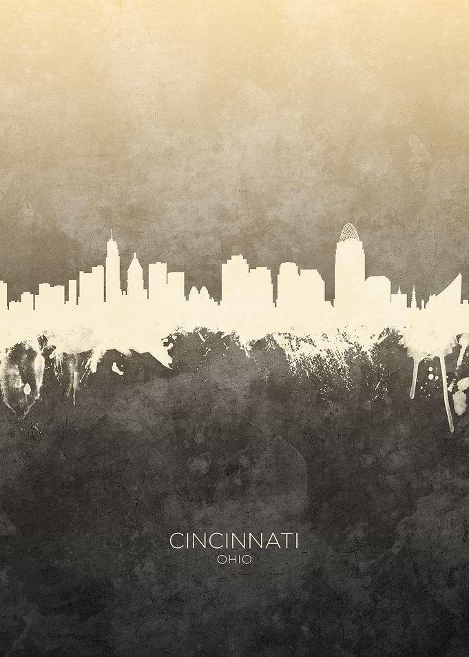 Cincinnati Ohio Skyline