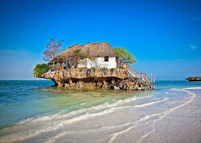 staircase island house