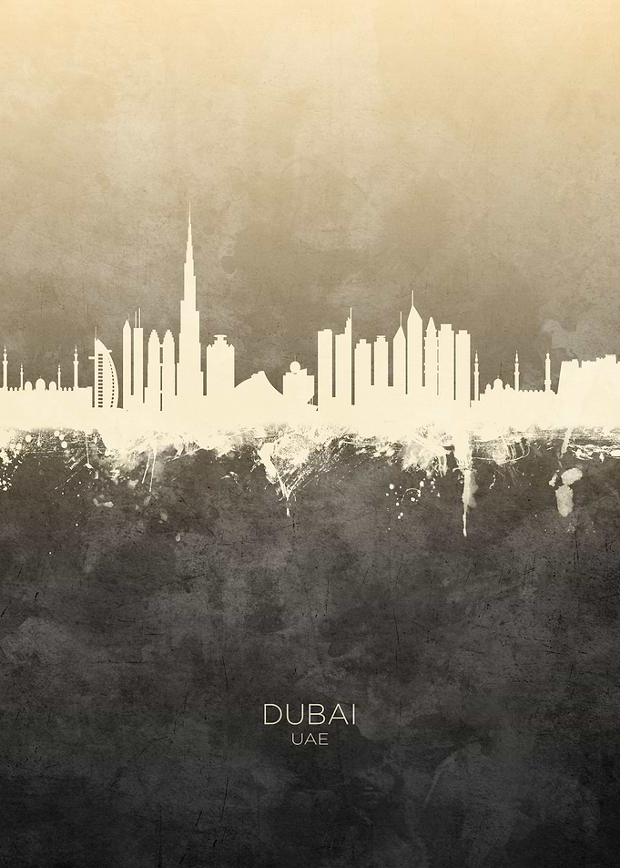 Dubai UAE Skyline