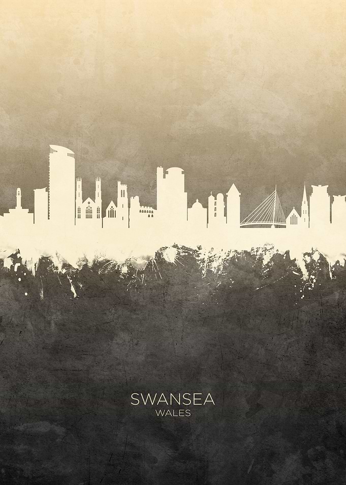 Swansea Wales Skyline