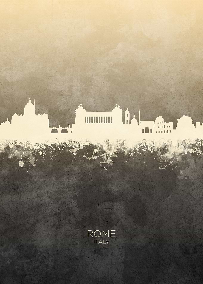 Rome Italy Skyline