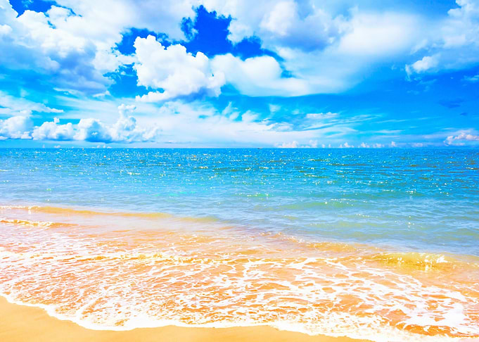 Tropical Beach Horizon