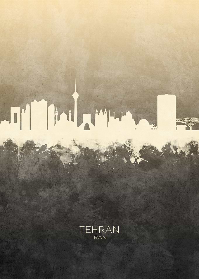 Tehran Iran Skyline