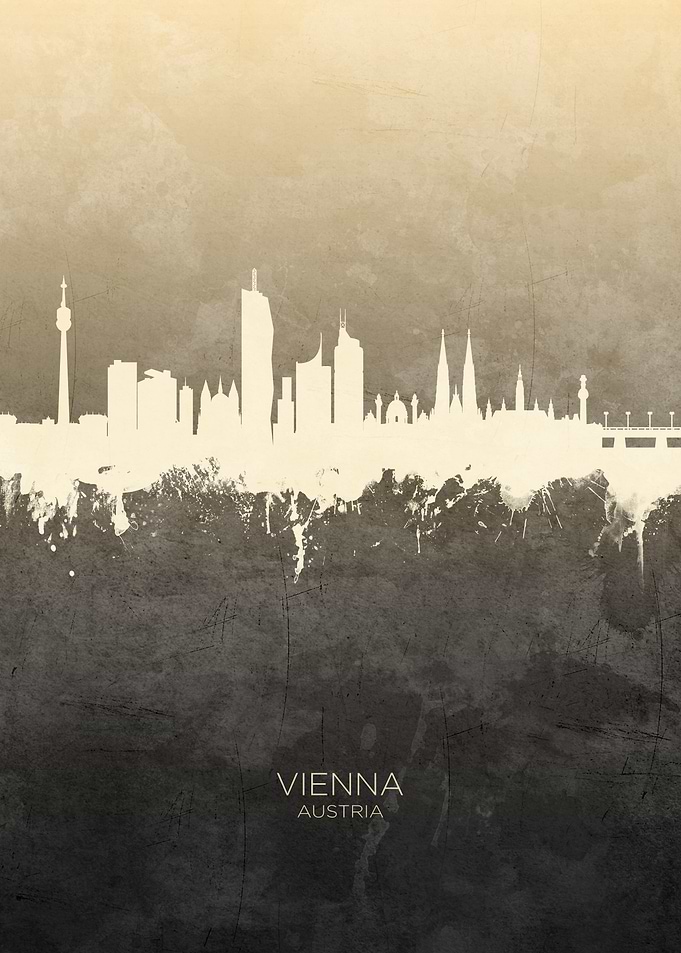 Vienna Austria Skyline