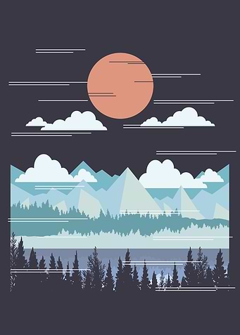 MOUNTAINS VINTAGE