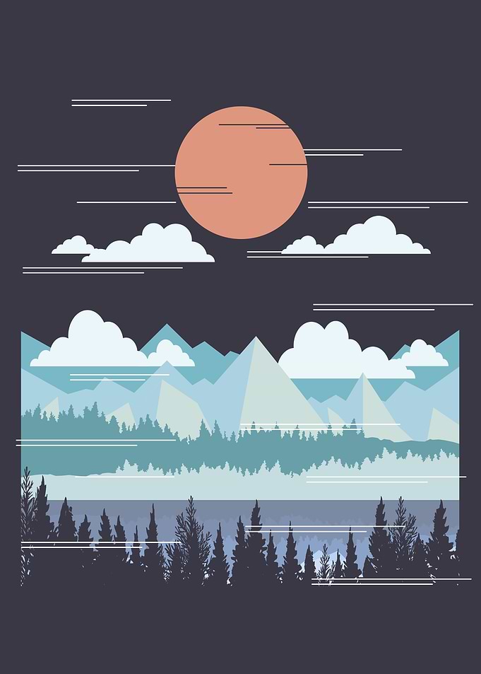MOUNTAINS VINTAGE