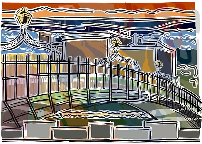 Halfpenny Bridge Dublin
