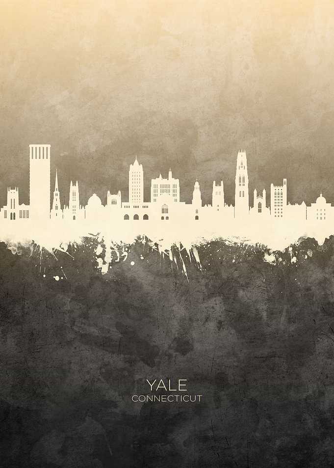Yale Connecticut Skyline