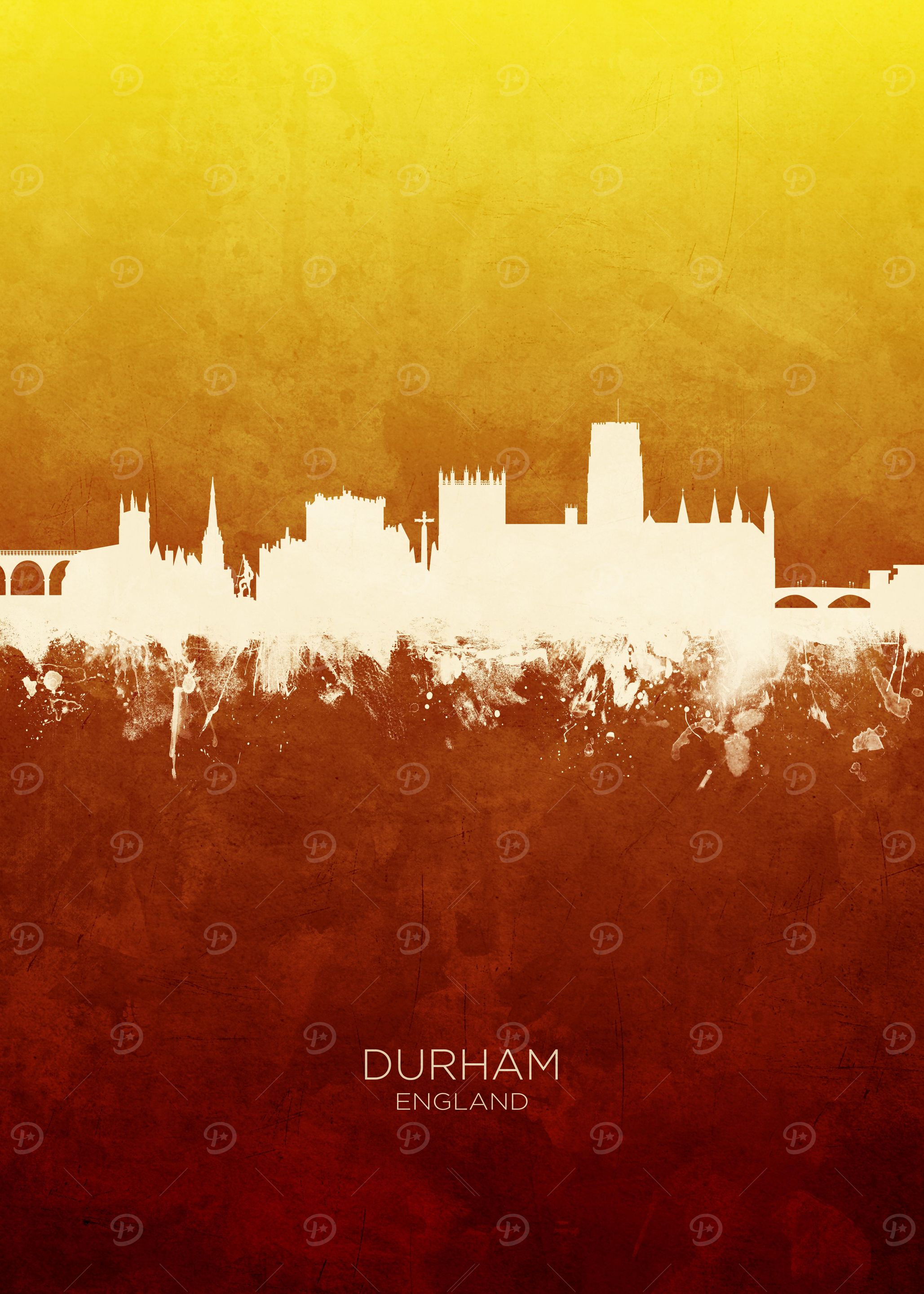 Durham England Skyline