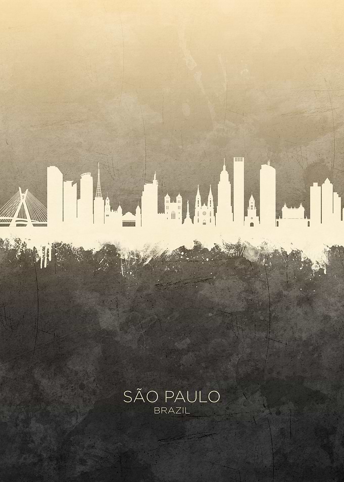 Sao Paulo Brazil Skyline