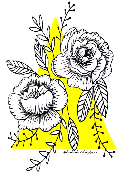 Floral geometric