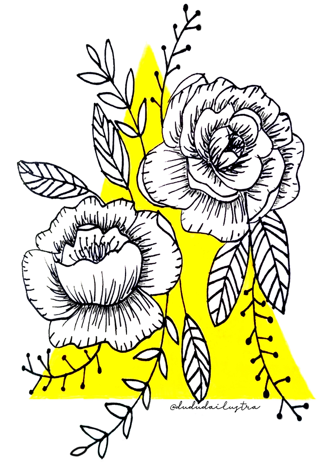 Floral geometric