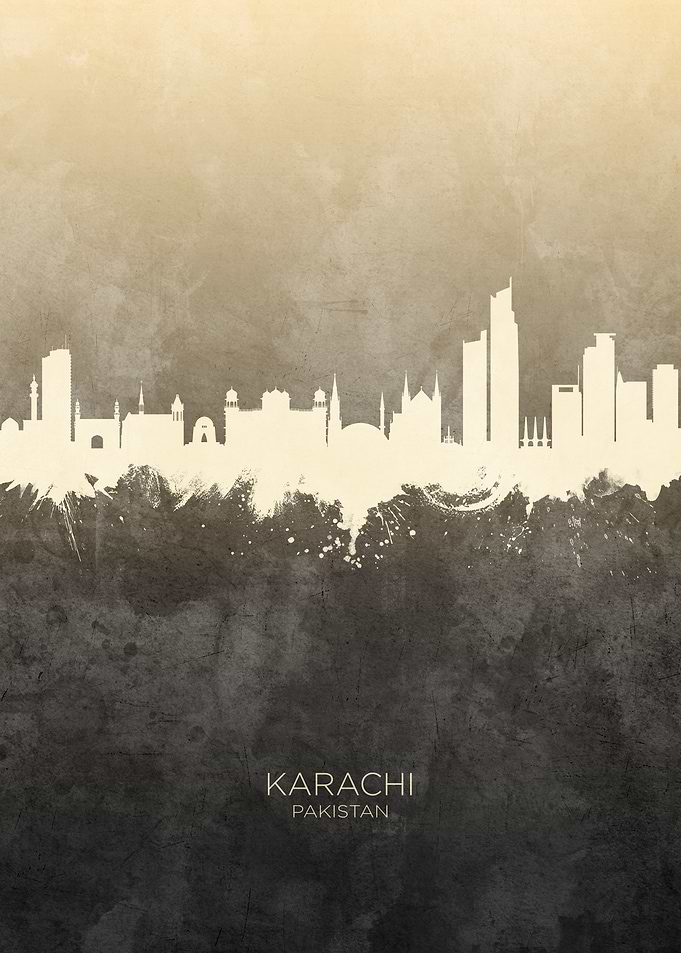 Karachi Pakistan Skyline