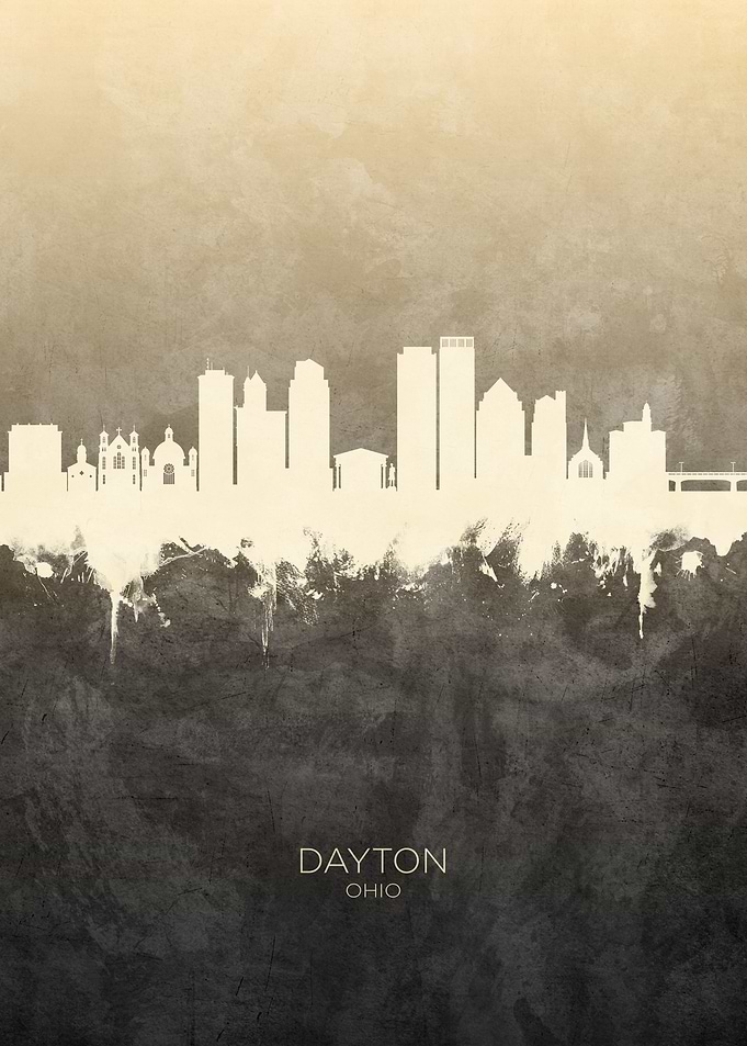 Dayton Ohio Skyline