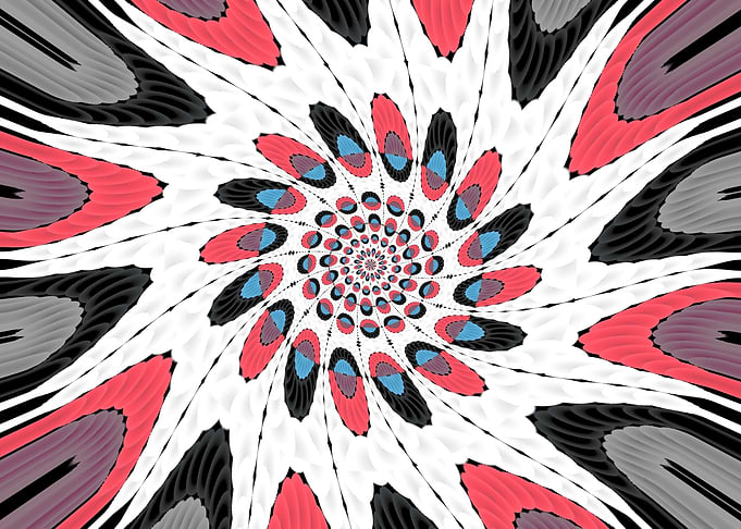 High contrast twirl