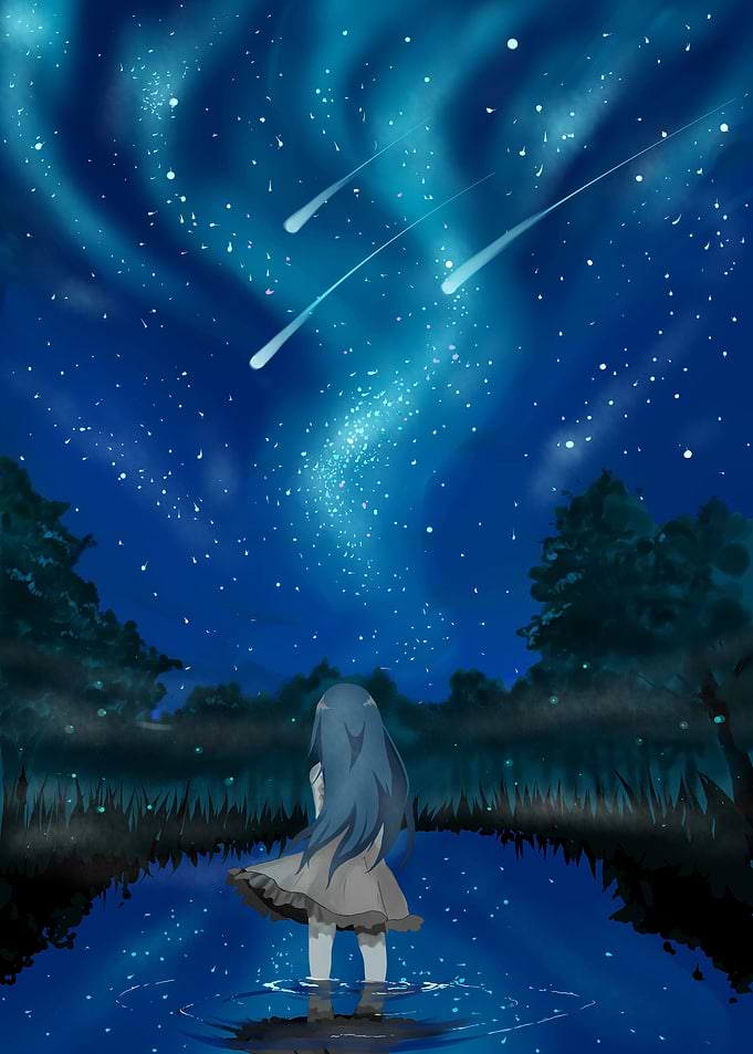 Shooting Stars Sky