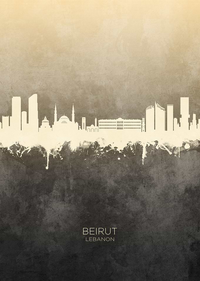 Beirut Lebanon Skyline