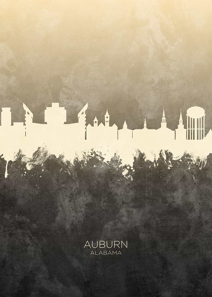 Auburn Alabama Skyline