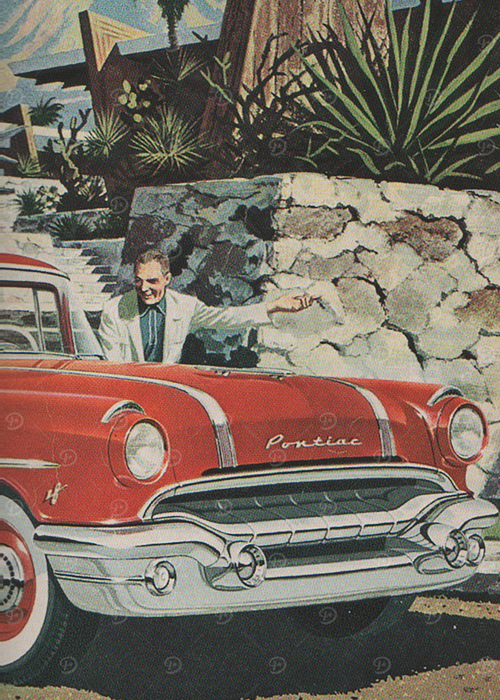 Vintage Red Car
