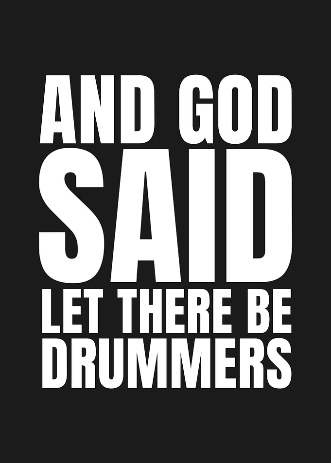 DRUMMER FUNNY