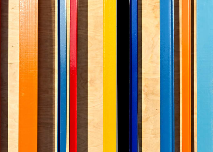 Abstract Of Wood And Metal