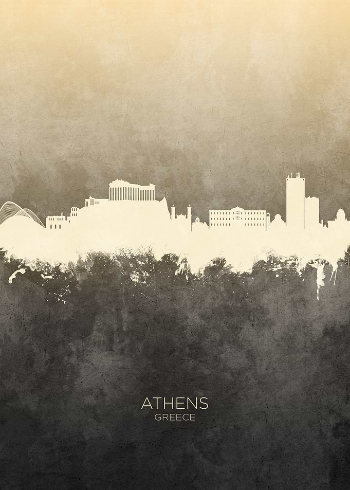 Athens Greece Skyline