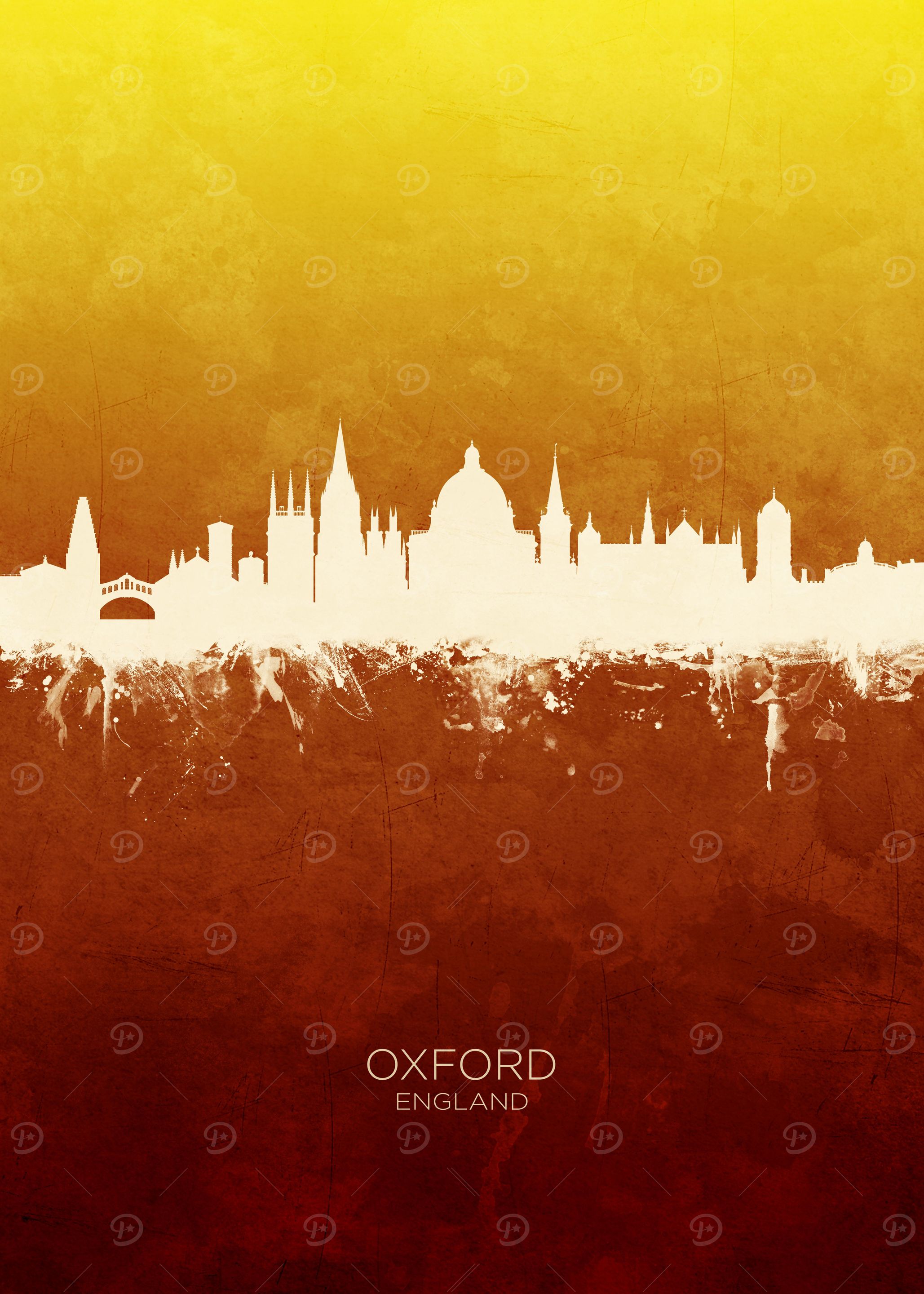 Oxford England Skyline