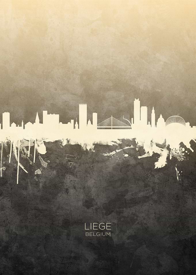 Liege Belgium Skyline
