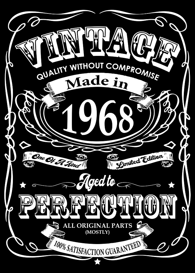 Made in 1968 Birthday