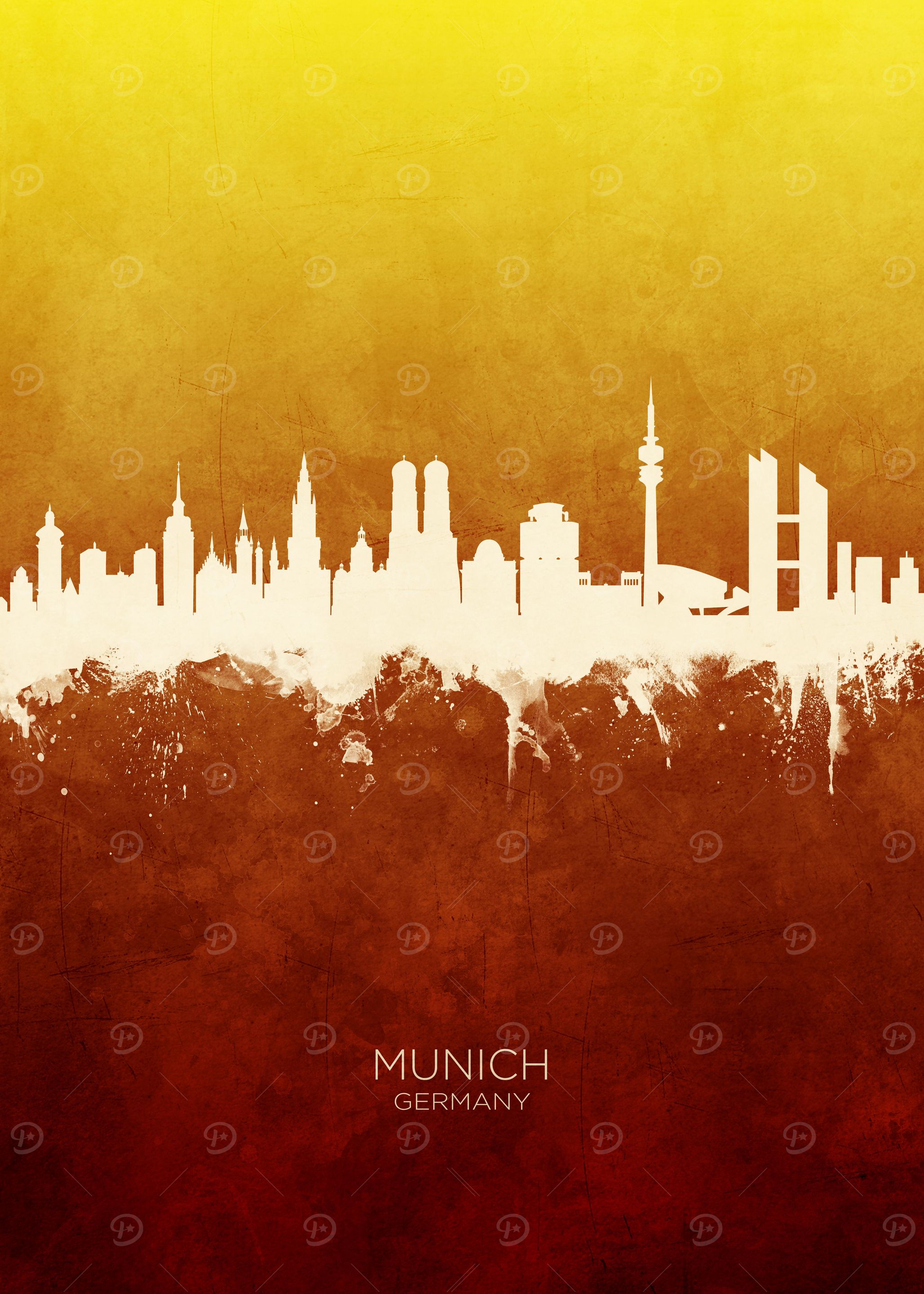 Munich Germany Skyline