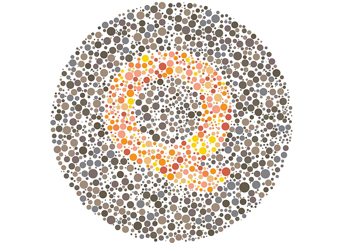 Q Eye Test Letter Circle