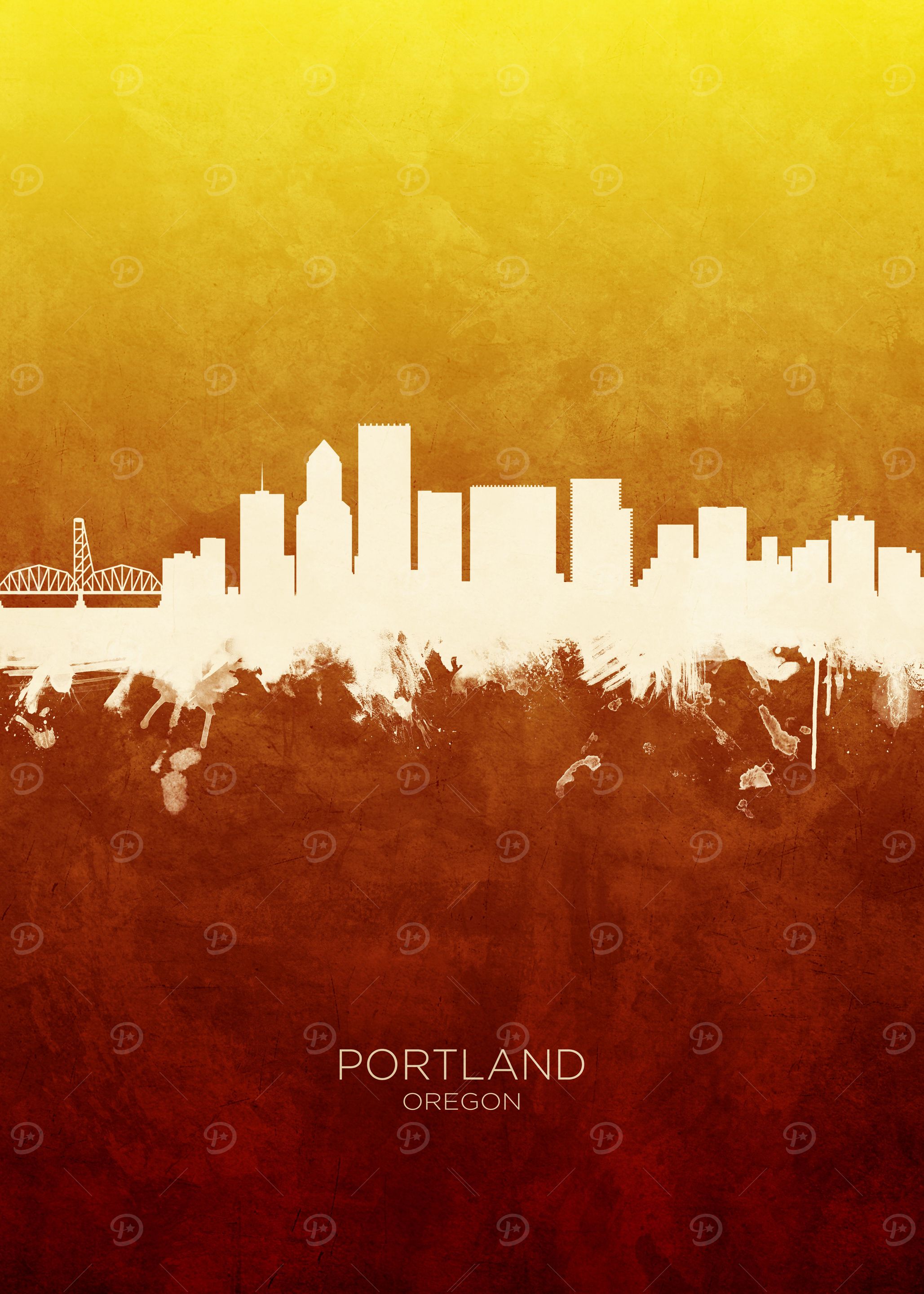 Portland Oregon Skyline