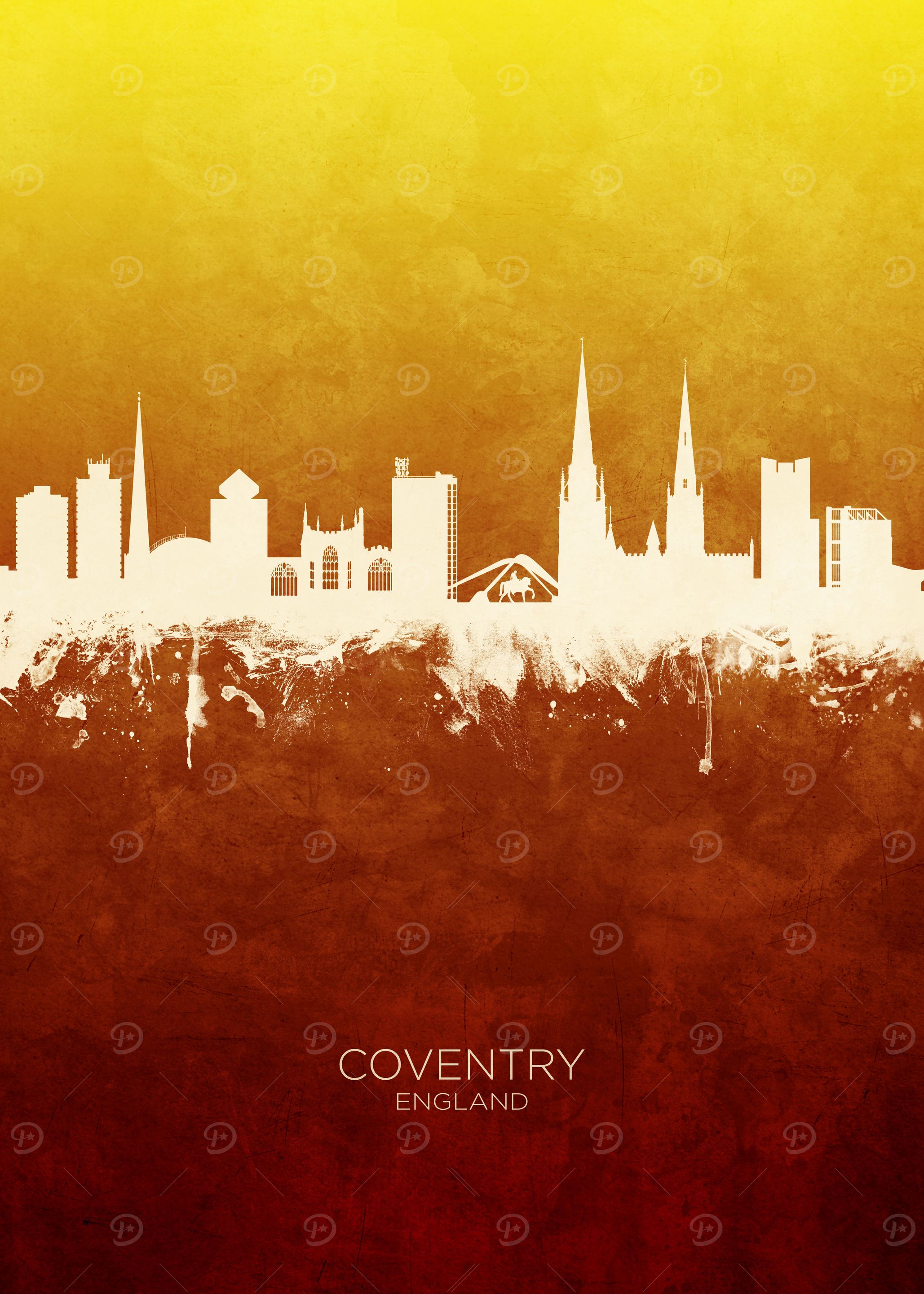 Coventry England Skyline