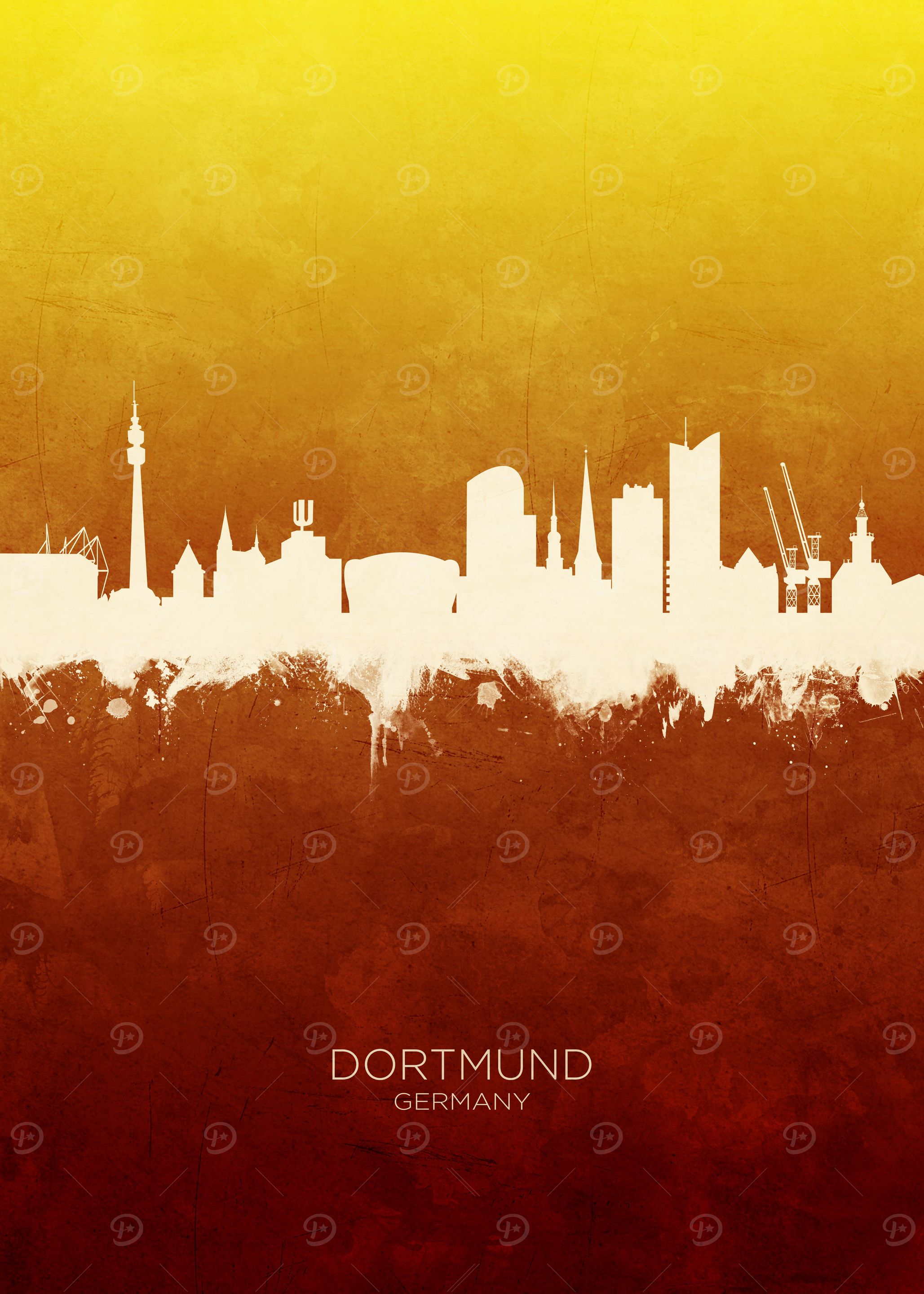 Dortmund Germany Skyline