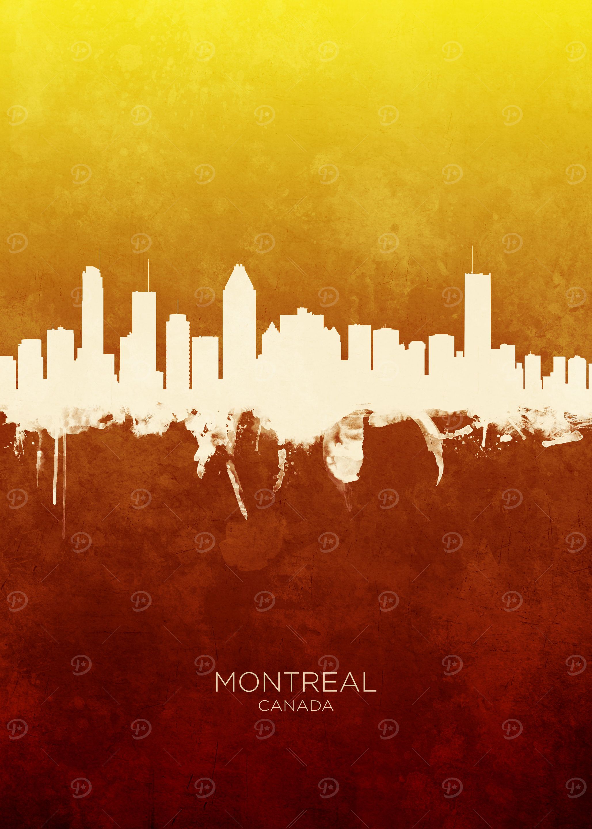 Montreal Canada Skyline