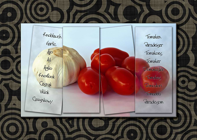 Garlic and tomatoes
