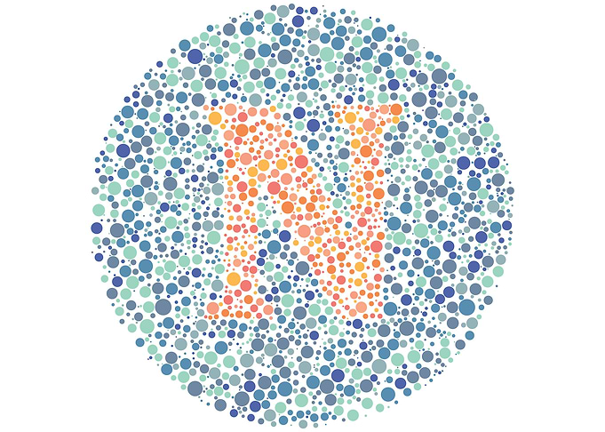 N Eye Test Letter Circle