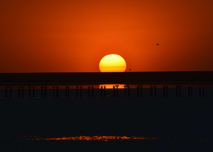 Sunset at Geniche Ukraine