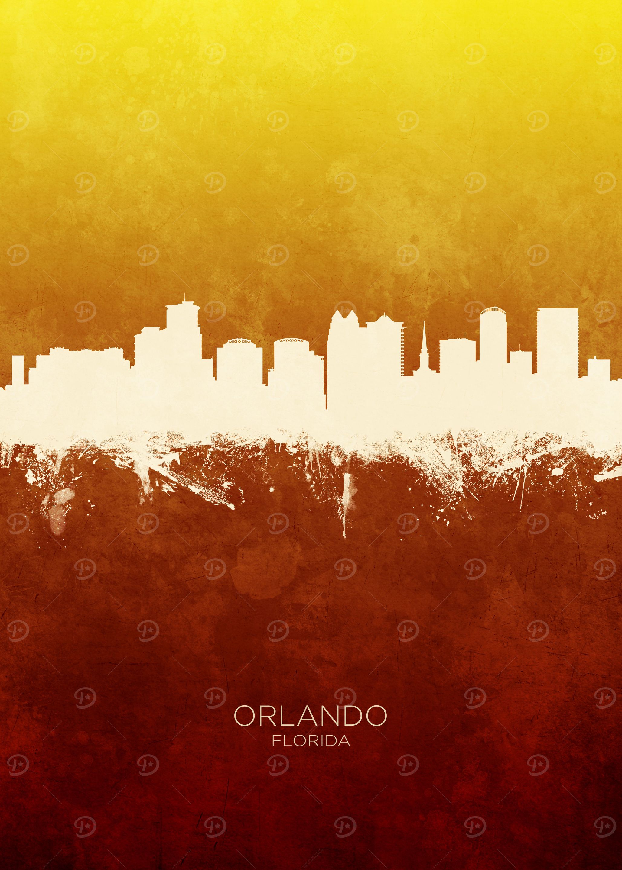 Orlando Florida Skyline