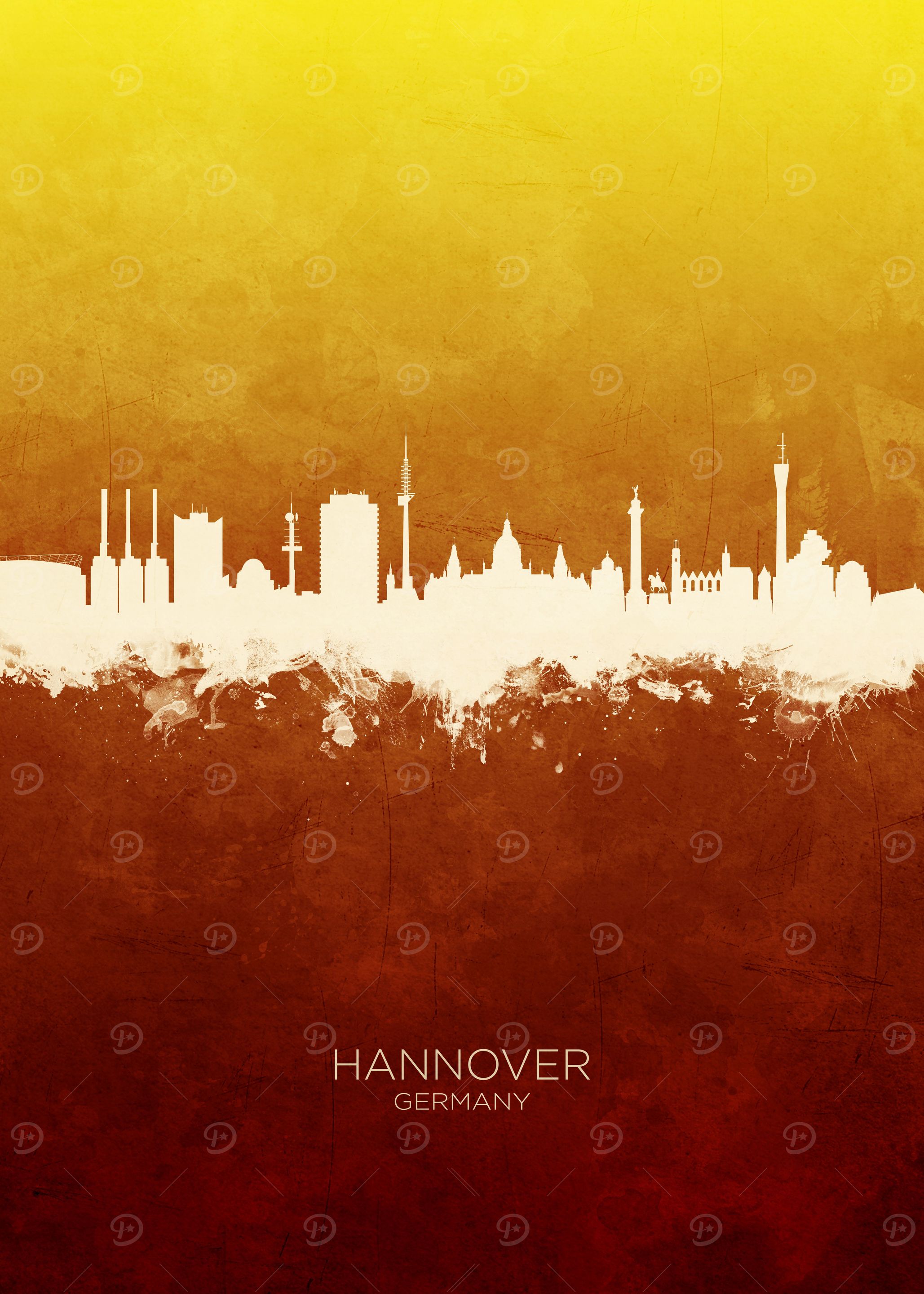 Hannover Germany Skyline