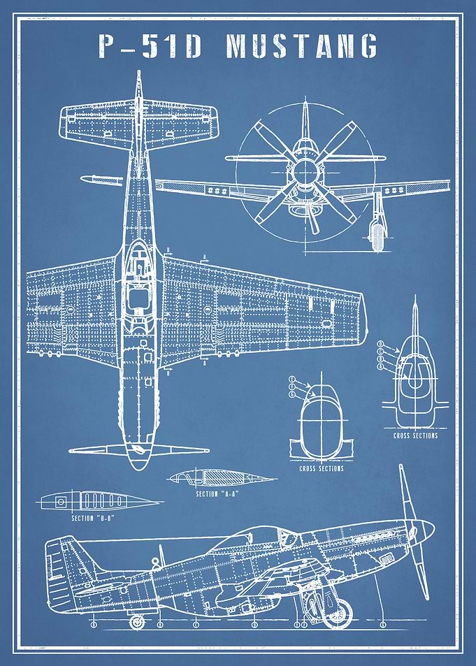 P-51 Mustang Airplane
