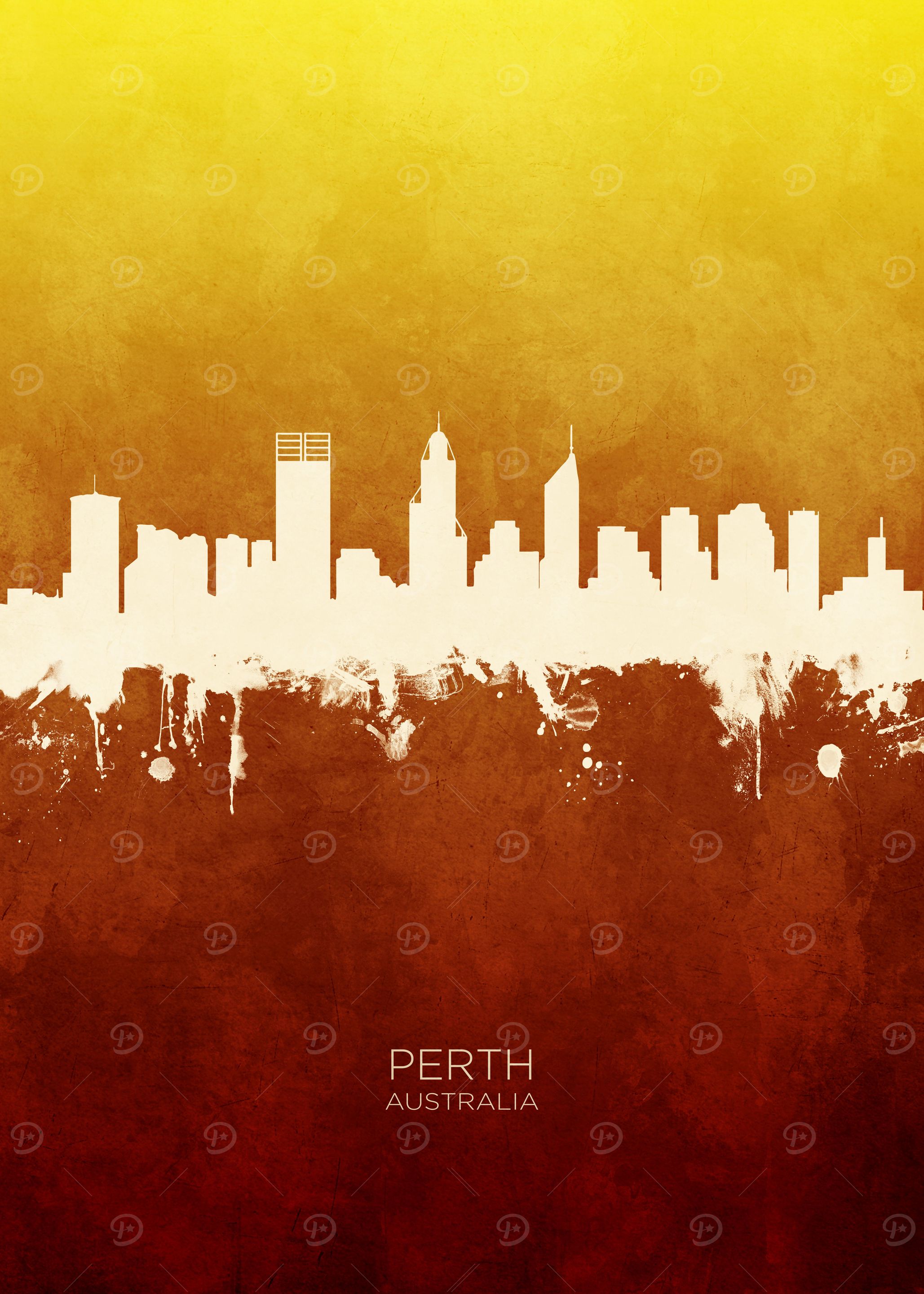 Perth Australia Skyline