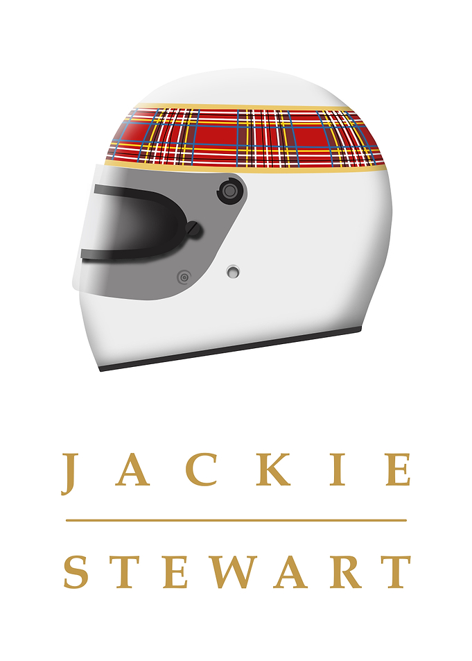 Jackie Stewart Helmet