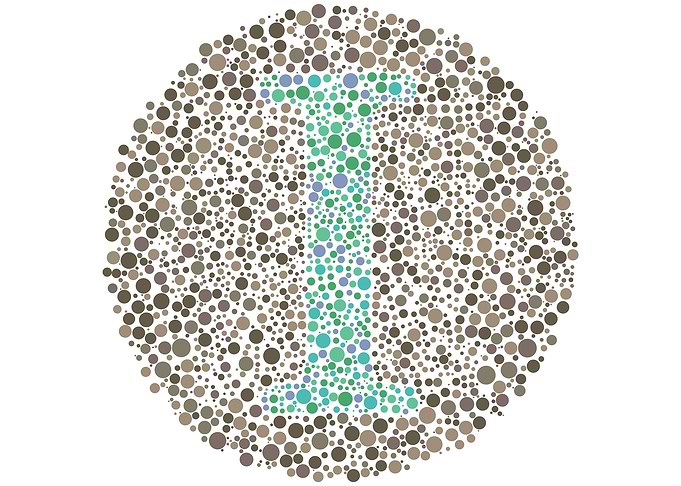 I Eye Test Letter Circle