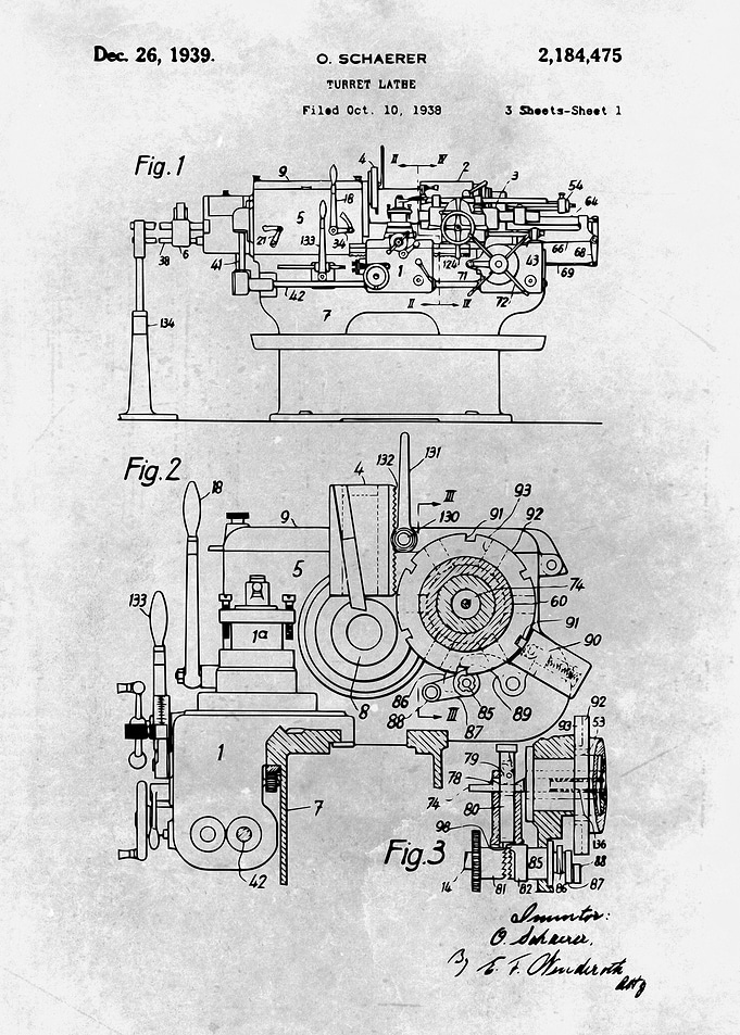 No513 Turret Lathe