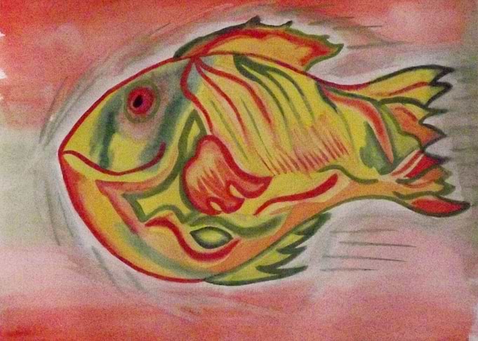 Fish watercolour