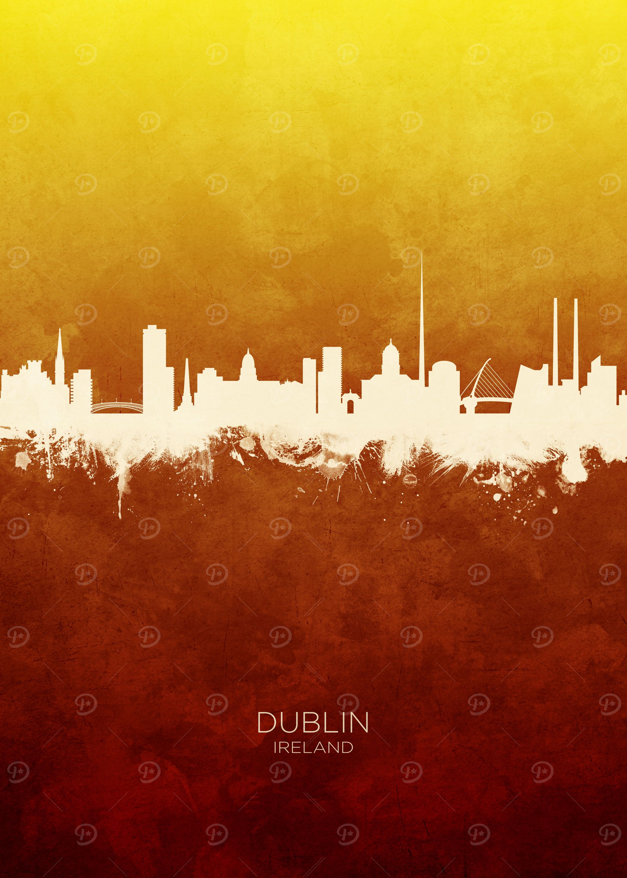 Dublin Ireland Skyline